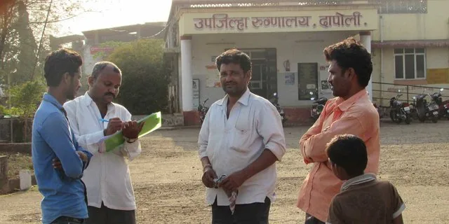 Study Waves NGO volunteers on a community outreach visit