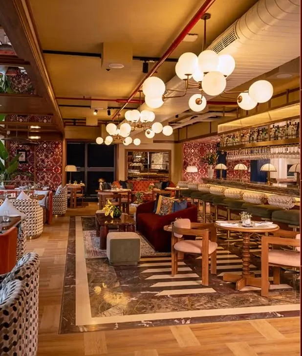Reception interior designed by Tatsam